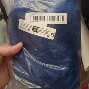 Blue long wavy wig